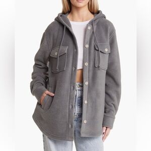 Thread & Supply Gray Teddy Jacket
